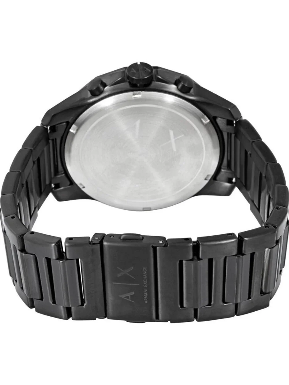 NWT Armani Exchange Banks Chronograph Quartz Black Dial Men's Watch